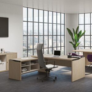 Buronomic-Elegance bureau angle bois