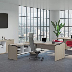 Buronomic-Elegance bureau angle bois clair