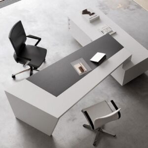 Guialmi-Origami bureau blanc