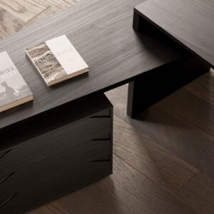 Guialmi-Origami bureau noir modulable