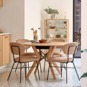 Mobitec-Trava bureau rond bois