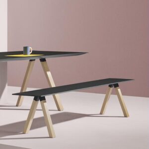 Pedrali-Arki bureau noir et bois