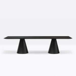 Pedrali-Ikon bureau rectangle noir XL