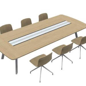 Robberechts-Junto Landing bureau partagé bois clair