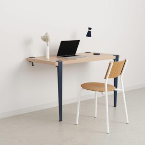 Tiptoe-Bureau mural pied bleu gris