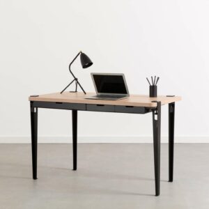 Tiptoe-Monochrome bureau bois et noir