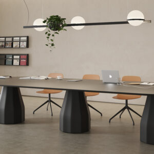 Viccarbe-Burin bureau partagé noir