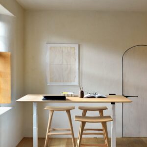 Ethnicraft-Osso Hoge kruk licht hout