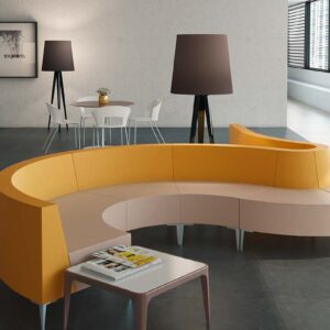 Gualmi-In Motion Canapé d'acceuil jaune modulable