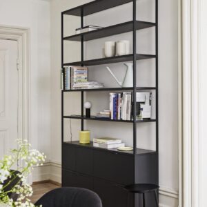 Hay-New Order Etagère bibliothèque bureau noir