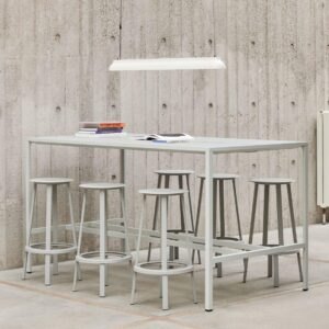 Hay-Revovler Kruk Hoge kruk lichtgrijs