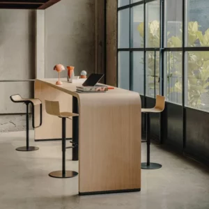 Lapalma-Brunch Hoge Tafel bureau licht hout