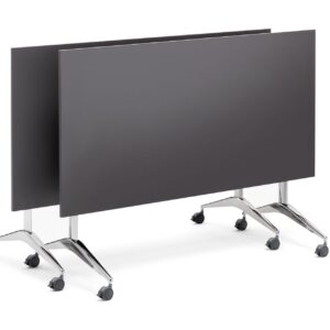 Maria-Savio Compacte modulaire tafel met wielen, zwart