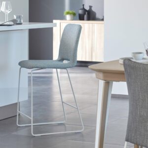 Mobitec-Pamp Blauw gestoffeerde stoffen stoel