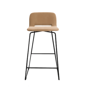 Mobitec-Pamp Hoge kruk bekleed stof