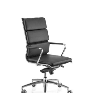 Moving- Alia Ergonomic office chair with castors and black armrest