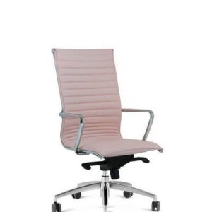 Moving- Alia pink design office chair with castors