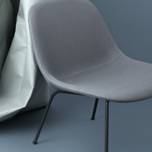 Muuto-Fiber Loung Chaise lounge tissu gris