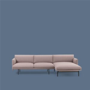 Muuto-Outline Canape d'acceuil en tissu modulaire