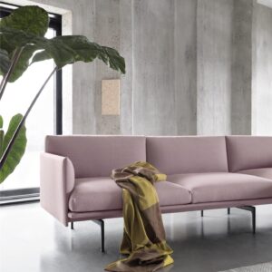 Muuto-Outline Canape d'acceuil rose