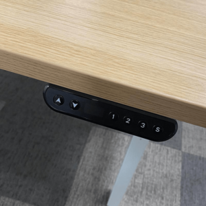 Osmoz-Feelgood bureau bois clair ajustable