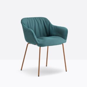 Pedrali-Babila XL Chaise d'acceuil comfortable tissu