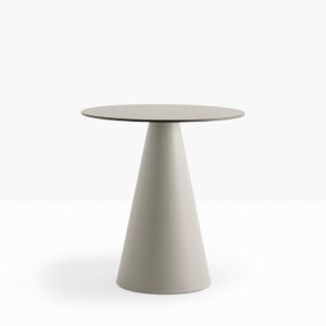 Pedrali-Ikon ronde hoge tafel beige
