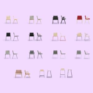 Pedrali - Osaka chaises design