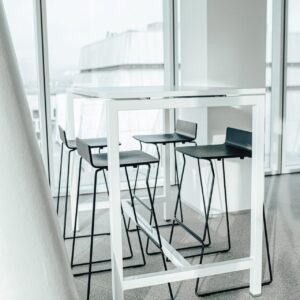 Robberechts-Connex U witte hoge bureautafel