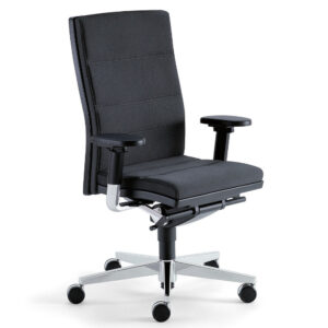 Sedus-Mr 24 Ergonomic office chair in black with armrest