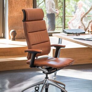 Sedus-Open Up Leather-effect office chair