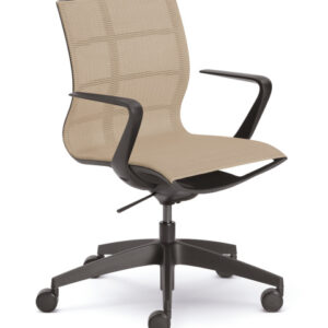 Sedus-SeJoy ergonomic office chair with beige castors