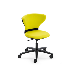 Sedus-Turn around office chair with castors yellow