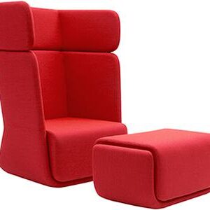 Softline-Basket Fauteuil acoustique rouge