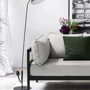 Tiptoe-Easy Canape d'acceuil tissu gris