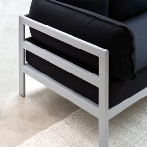 Tiptoe-Easy Canape d'acceuil tissu noir