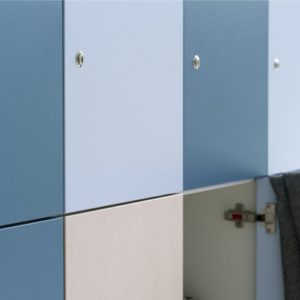 Van Esch-Aquarius Lockers bleu