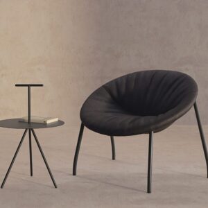 Viccarbe-Zocco Fauteuil lounge design noir