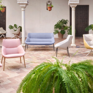 EsPattio – Bow lounge assises élégantes pour espaces détente