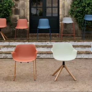 EsPattio – Abril chaise légère et empilable au design contemporain