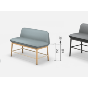 Sedus - se:café bank haut aanrechtblad formaat