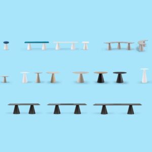 Pedrali-Ikon table de réunion de différentes tailles